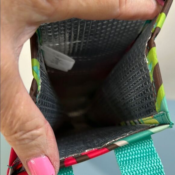 Thirty-One Daisy Craze Floral Perfect Bottle Thermal Tote Bag - Multicolor - Picture 4 of 4